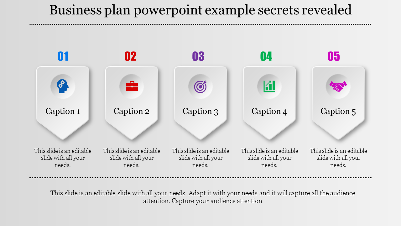 Editable Business Plan PowerPoint Example and Google Slide Template